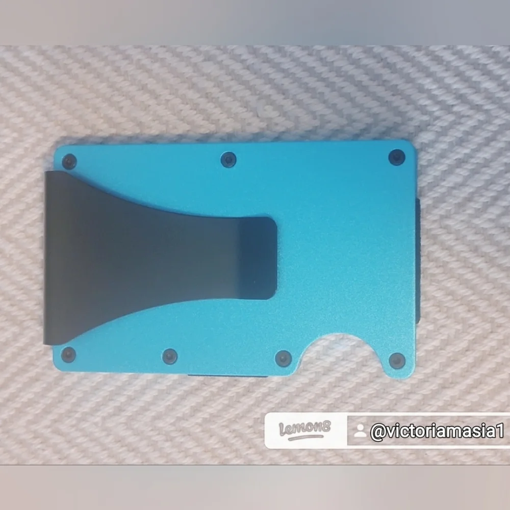 Minimalist Card WalletAnodized Aluminum RFID Block!